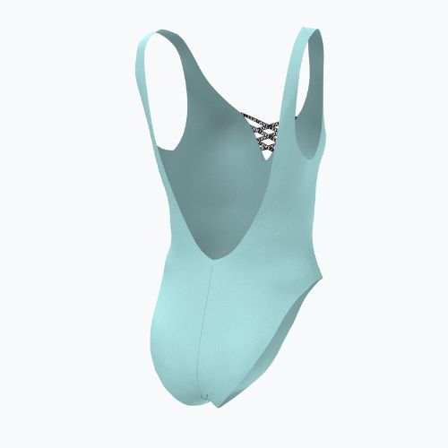 Nike Sneakerkini U-Back women's one-piece swimsuit light blue NESSC254-437