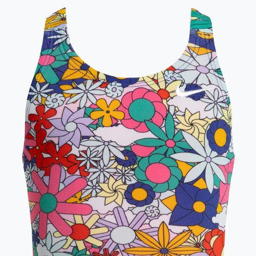 Children's one-piece swimsuit Nike Multiple Print Fastback Lapis colour NESSC760-464