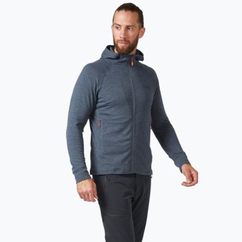 Men's trekking jacket Rab Nexus Hoody grey QFF-70