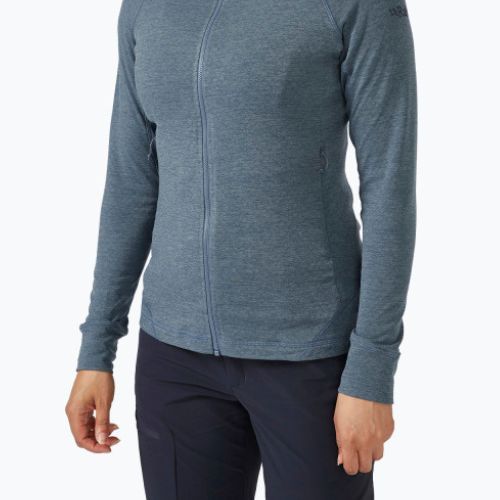 Women's trekking jacket Rab Nexus Hoody blue QFF-71