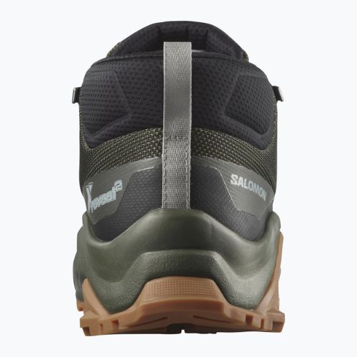 Men's trekking boots Salomon X Reveal Chukka CSWP 2 green L41763000