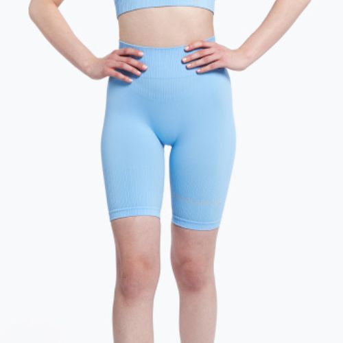 Women's training bikers Gym Glamour Push Up Baby Blue 407