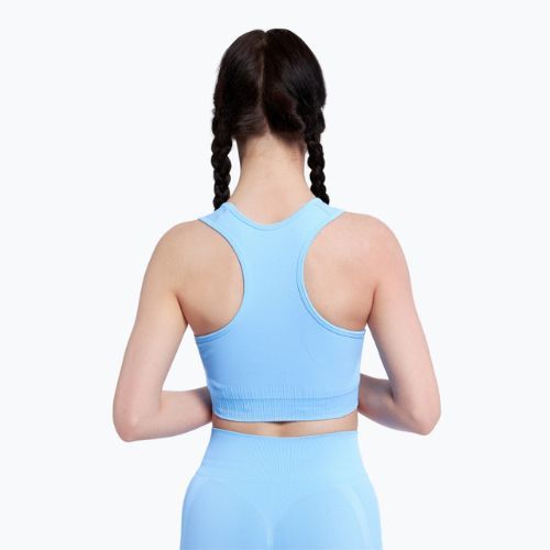 Gym Glamour Push Up Baby Blue 406 406 fitness bra