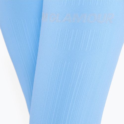 Women's training leggings Gym Glamour Push Up Baby Blue 405