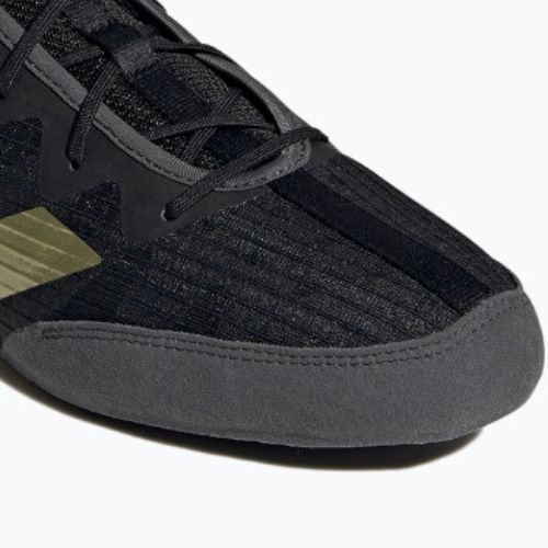 adidas Box Hog 4 boxing shoes black and gold GZ6116