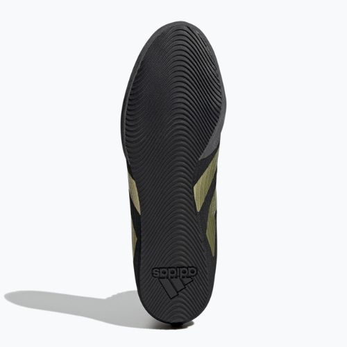 adidas Box Hog 4 boxing shoes black and gold GZ6116