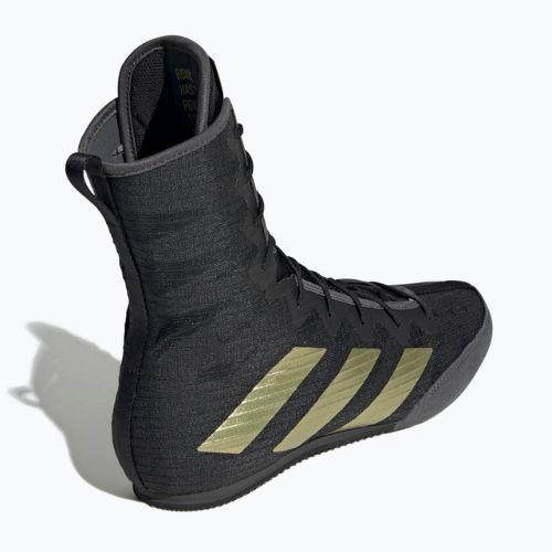 adidas Box Hog 4 boxing shoes black and gold GZ6116