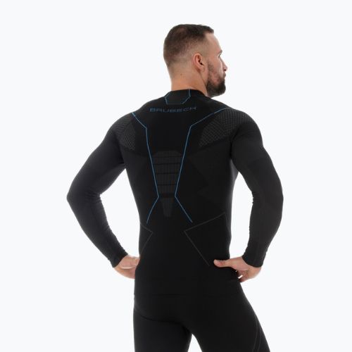 Men's thermal active sweatshirt Brubeck Thermo black/blue