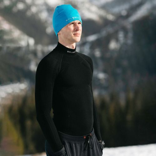 Men's Brubeck Extreme Thermo 998A thermal T-shirt black LS15290