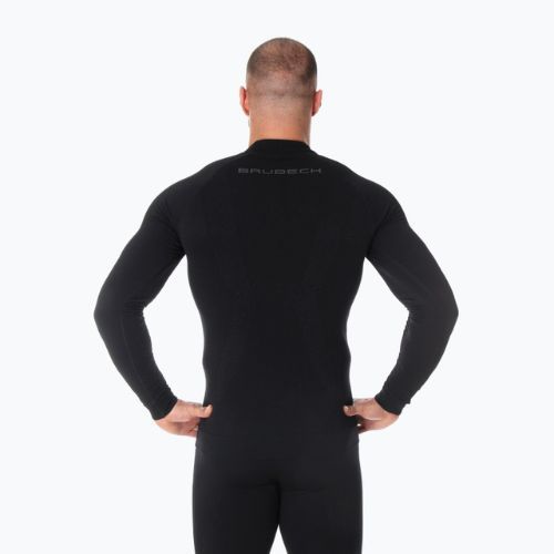 Men's Brubeck Extreme Thermo 998A thermal T-shirt black LS15290
