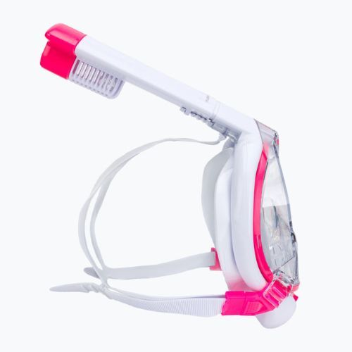 Mares Sea VU Dry + pink and white diving mask 411260