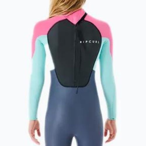 Rip Curl Omega 4/3GB B/Zip 20 blue/pink children's wetsuit 113BFS