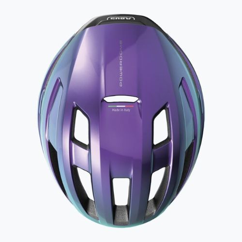 ABUS PowerDome flip flop purple bicycle helmet
