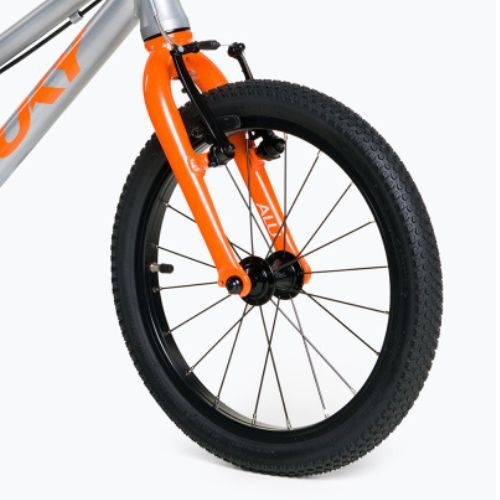 PUKY LS Pro 16 silver-orange bicycle 4420