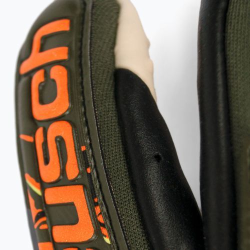 Reusch Attrakt Speedbump Ortho-Tec goalkeeper gloves green 5370078-5556