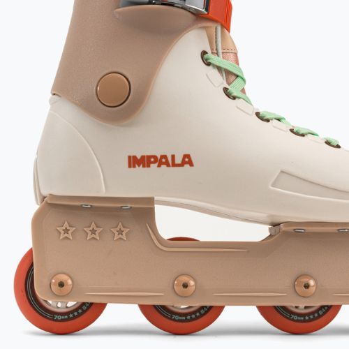 Women's IMPALA Lightspeed Inline Skate white and beige IMPINLINE1 roller skates