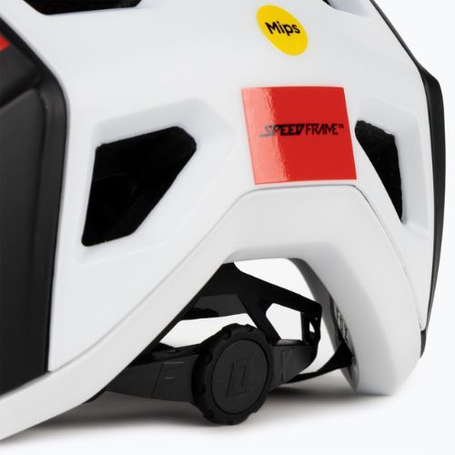Fox Racing Speedframe Pro Blocked bike helmet black and white 29414_058