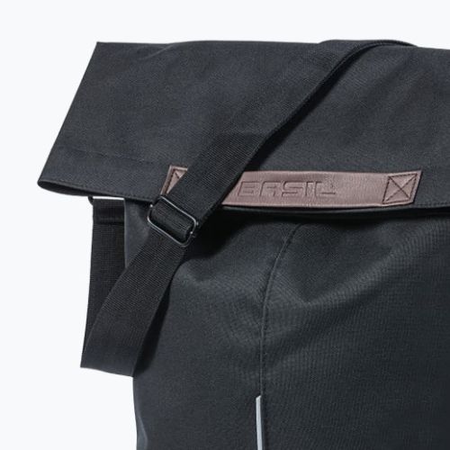 Basil Bloom City Shopper bike rack bag black B-17779