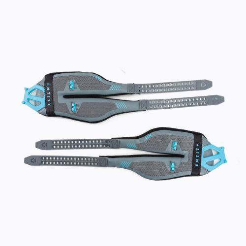 DUOTONE Entity Ergo grey-blue kiteboarding pads and straps 44220-3311