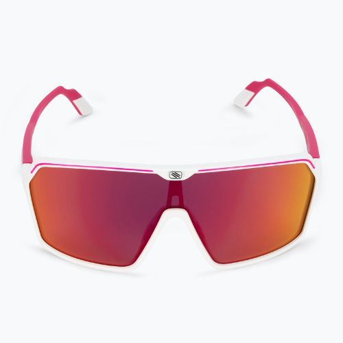 Rudy Project Spinshield white and pink fluo matte/multilaser red cycling glasses SP7238580004