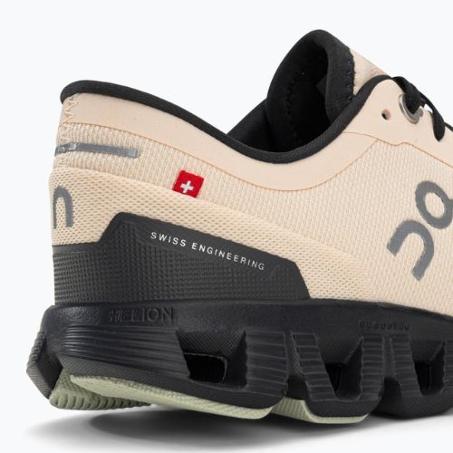 Women's running shoes On Cloud X 3 beige 6098694