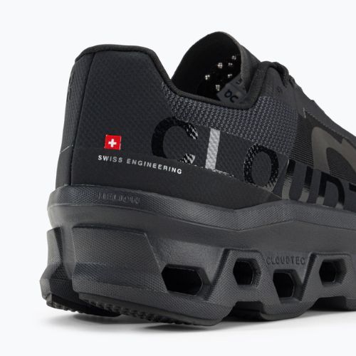 Men's On Cloudmonster running shoes black 6199025