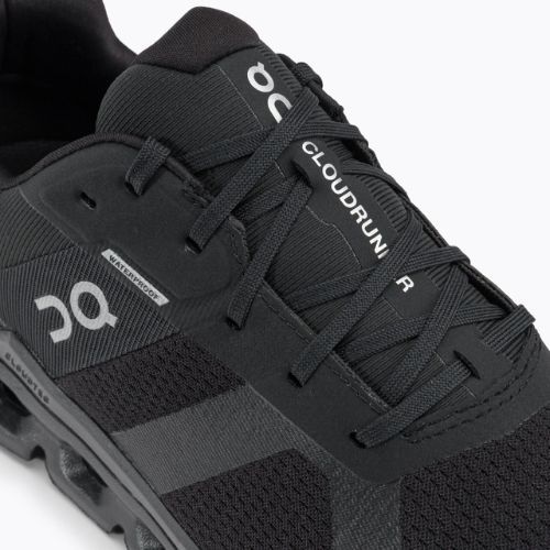 Men's On Cloudrunner Waterproof running shoes black 5298639