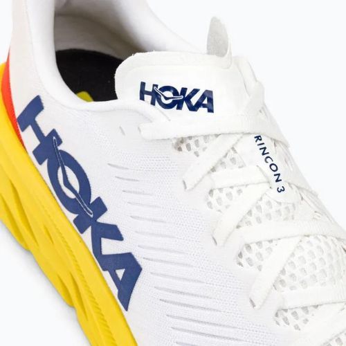 HOKA men's running shoes Rincon 3 white 1119395-WEGG