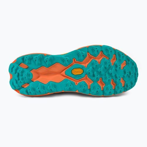 HOKA Speedgoat 5 men's running shoes green-orange 1123157-TMOR