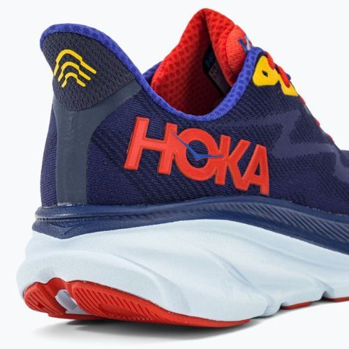 HOKA men's running shoes Clifton 9 blue 1127895-BBDGB