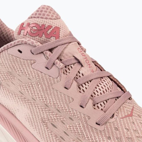 Women's running shoes HOKA Clifton 9 pink 1127896-PMPW