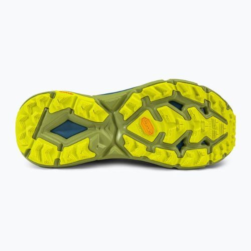 HOKA men's running shoes Mafate Speed 4 blue/yellow 1129930-SBDCT