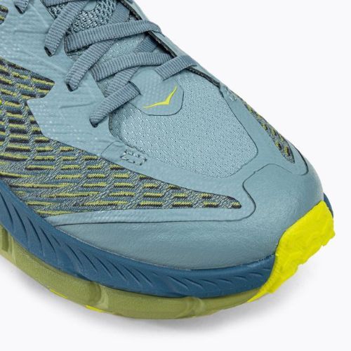 HOKA men's running shoes Mafate Speed 4 blue/yellow 1129930-SBDCT