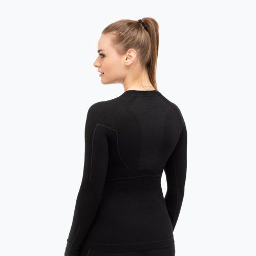 Women's thermal top Brubeck Active Wool black