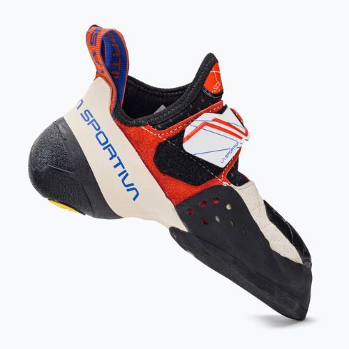La Sportiva men's climbing shoe Solution white-orange 20H000203