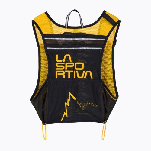 La Sportiva Racer Vest L running backpack black/yellow 69J999100