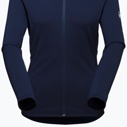 Mammut women's trekking sweatshirt Aconcagua Light ML Hooded navy blue