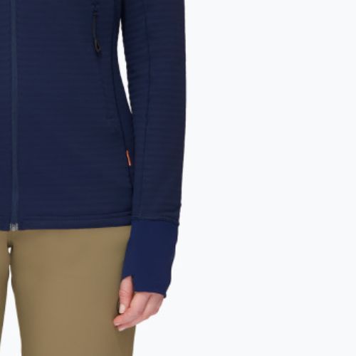 Mammut women's fleece sweatshirt Taiss Light ML Hooded navy blue 1014-04540-5118-114