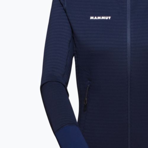 Mammut women's fleece sweatshirt Taiss Light ML Hooded navy blue 1014-04540-5118-114