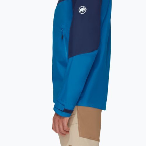Mammut Convey Tour HS Hooded men's rain jacket navy-blue