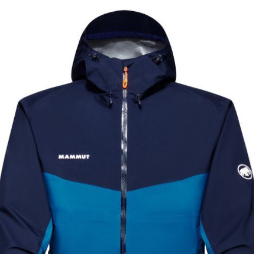 Mammut Convey Tour HS Hooded men's rain jacket navy-blue