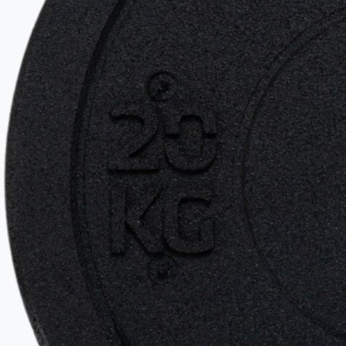 XTREXO Olympic bumper weights black TRX-BMP020 20 kg