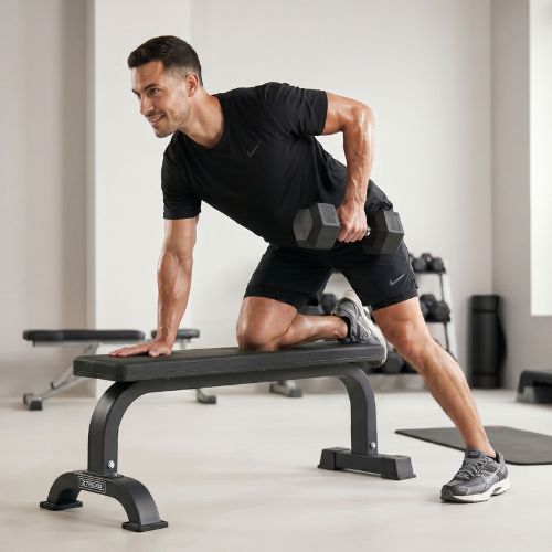 XTREXO Hex HXD200 20 kg rubberised dumbbells