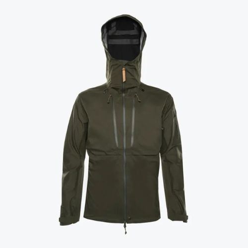 Men's Fjällräven Keb Eco-Shell rain jacket green F82411