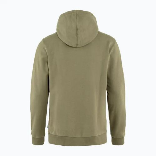 Men's trekking sweatshirt Fjällräven Logo Hoodie green F84144