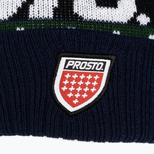 PROSTO Bakal men's winter cap navy blue KL222MACC2132U