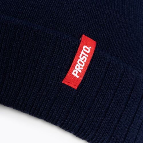 PROSTO Cirru men's winter cap navy blue KL222MACC2074U