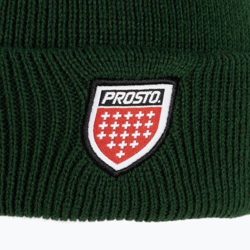 Men's winter cap PROSTO Brand green KL222MACC2172U