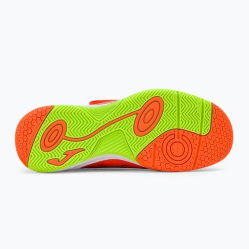 Joma Super Copa IN coral/green fluor children's football boots