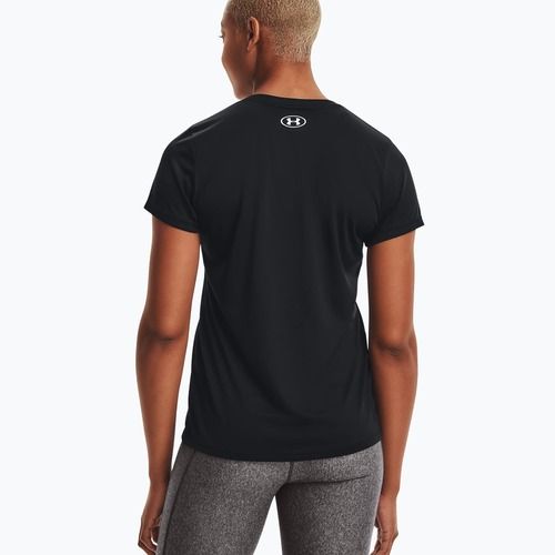 Under Armour Tech SSV women's training t-shirt - Solid black and silver 1255839